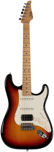 Suhr Classic S HSS Guitar, 3 Tone Burst, Maple
