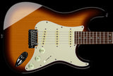 Suhr Select Classic S Guitar, Roasted Neck, 3 Tone Burst, Aged Green - Humbucker Music