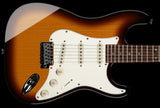 Suhr Select Classic S Guitar, Roasted Neck, 3 Tone Burst, Parchment - Humbucker Music