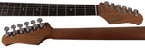 Suhr Select Classic S HSS Guitar, Roasted Neck, Sonic Blue - Humbucker Music