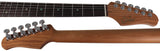 Suhr Select Classic S HSS Guitar, Roasted Neck, Ice Blue Metallic, Aged Green - Humbucker Music