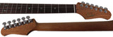 Suhr Select Classic S HSS Guitar, Roasted Neck, Daphne Blue, Aged Green - Humbucker Music