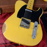 Nash T52 Guitar, Butterscotch Blonde, Medium Aging