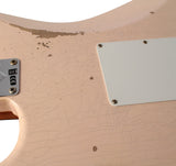 Fender Custom Shop Limited'63 Strat, Relic, Super Faded Aged Shell Pink - Humbucker Music