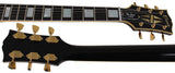 Gibson Custom Shop 1968 Les Paul Custom Reissue Guitar, Gloss, Ebony Black - Humbucker Music