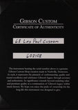Gibson Custom Shop 1968 Les Paul Custom Reissue Guitar, Gloss, Ebony Black - Humbucker Music