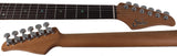 Suhr Select Alt T Cat's Eye Guitar, Pelham Blue, Black - Humbucker Music