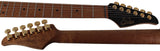 Suhr Mateus Asato Signature Classic S Guitar, Black - Humbucker Music