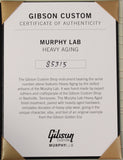 Gibson Custom Shop Murphy Lab 1958 Les Paul Standard Reissue Guitar, Heavy Aged Lemon Burst