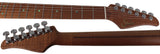 Suhr Select Classic T HH Guitar, Roasted Flamed Neck, Ocean Turquoise Metallic - Humbucker Music