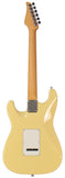 Suhr Classic S HSS Guitar, Vintage Yellow, Rosewood - Humbucker Music
