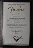 Fender Custom Shop Artisan Buckeye Burl Double Esquire Guitar, Aged Natural
