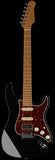 Suhr Select Classic S HSS Guitar, Roasted Neck, Maple, Black, Tortoise Shell - Humbucker Music