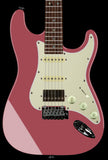 Suhr Select Classic S HSS Guitar, Roasted Neck, Burgundy Mist, Aged Green - Humbucker Music
