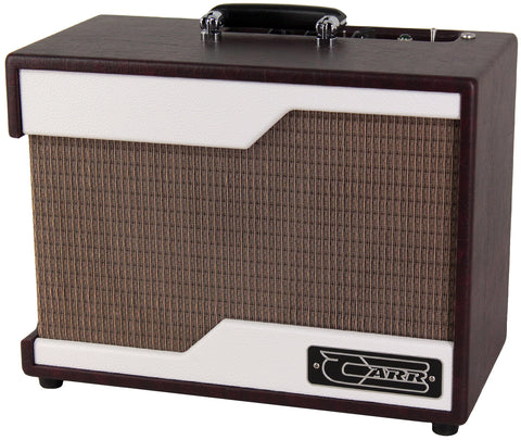 Carr Raleigh 1x10 Combo Amp, White, Wine - Humbucker Music