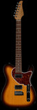 Suhr Select Classic T HH Guitar, Roasted Flamed Neck, 3-Tone Burst, Rosewood - Humbucker Music