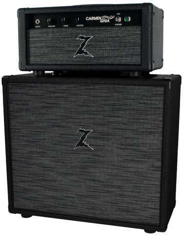 Dr. Z Carmen Ghia Master Volume Head, 1x12 Speaker Cab, Black, ZW Grille - Humbucker Music