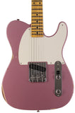 Fender Custom Shop 1956 Esquire Relic, Super Faded Burgundy Mist Metallic - Humbucker Music