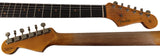 Fender Custom Shop '61 Strat, Heavy Relic, Super Faded Aged Sonic Blue over 3-Color Burst - Humbucker Music