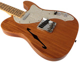 Fender Custom Shop Limited 1968 Telecaster Thinline Guitar, Journeyman Relic, Aged Natural - Humbucker Music