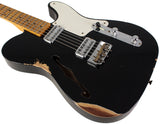 Fender Custom Shop Limited Caballo Tono Ligero Tele, Relic, Aged Black - Humbucker Music