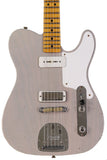 Fender Custom Shop Limited Edition Ocelot Telecaster, Journeyman Relic, Super Aged Firemist Silver - Humbucker Music