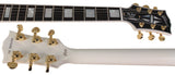 Gibson Custom Shop Les Paul Custom Guitar, Gloss, Alpine White - Humbucker Music