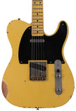 Nash T52 Guitar, Butterscotch Blonde, Medium Aging