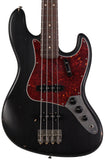 Nash JB63 Bass Guitar, Black, Tortoise Shell, Light Aging - Humbucker Music