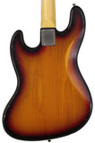 Nash JB63 Bass Guitar, 3-Tone Sunburst, Tortoise Shell, Light Aging