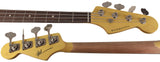 Nash JB63 Bass Guitar, 3-Tone Sunburst, Tortoise Shell, Light Aging