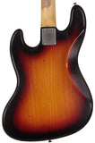 Nash JB63 Bass Guitar, 3-Tone Sunburst, Tortoise Shell, Light Aging