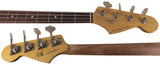 Nash JB63 Bass Guitar, 3-Tone Sunburst, Tortoise Shell, Light Aging