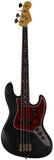 Nash JB63 Bass Guitar, Black, Tortoise Shell, Light Aging