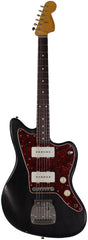Nash JM63 Jazzmaster Guitar, Black, Light Aging