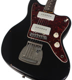 Nash JM63 Jazzmaster Guitar, Black, Light Aging - Humbucker Music