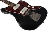 Nash JM63 Jazzmaster Guitar, Black, Light Aging - Humbucker Music
