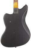 Nash JM63 Jazzmaster Guitar, Charcoal Frost Metallic, Light Aging