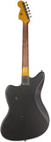 Nash JM63 Jazzmaster Guitar, Charcoal Frost Metallic, Light Aging