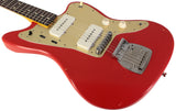 Nash JM63 Jazzmaster Guitar, Dakota Red, Gold Pickguard, Light Aging - Humbucker Music