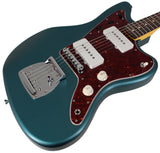 Nash JM63 Jazzmaster Guitar, Ocean Turquoise, Light Aging