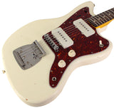 Nash JM63 Jazzmaster Guitar, Olympic White, Light Aging