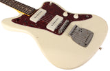 Nash JM63 Jazzmaster Guitar, Olympic White, Light Aging