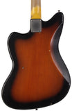 Nash JM63 Jazzmaster Guitar, 2 Tone Sunburst, Gold Pickguard, Light Aging