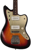 Nash JM63 Jazzmaster Guitar, 3 Tone Sunburst, Gold Anodized Pickguard, Light Aging - Humbucker Music