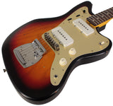 Nash JM63 Jazzmaster Guitar, 3 Tone Sunburst, Gold Anodized Pickguard, Light Aging - Humbucker Music