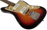 Nash JM63 Jazzmaster Guitar, 3 Tone Sunburst, Gold Anodized Pickguard, Light Aging - Humbucker Music