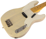 Nash PB55 Bass Guitar, Mary Kaye White, Light Aging - Humbucker Music