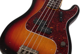 Nash PB63 Bass Guitar, 3-Tone Sunburst, Light Aging, Tortoise Shell