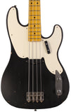 Nash PB52 Bass Guitar, Black, Light Aging